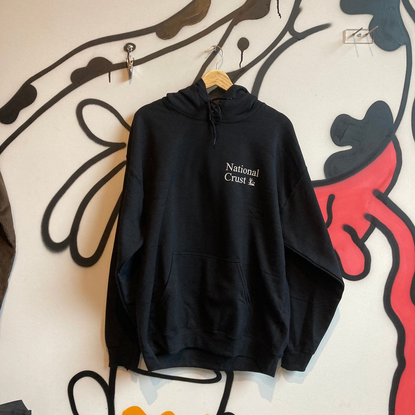 National Crust Logo Hoodie - Black