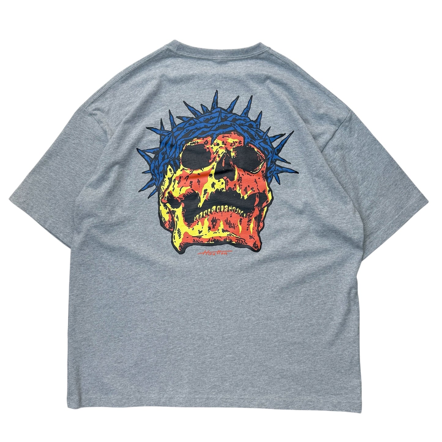 Hirotton BLOW AWAY T-Shirt (Grey/Orange)