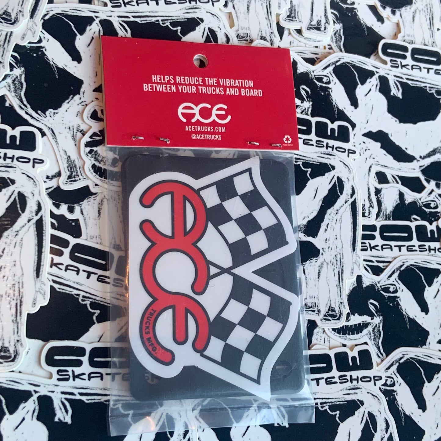 Ace Shock Pads - 1/16” Black