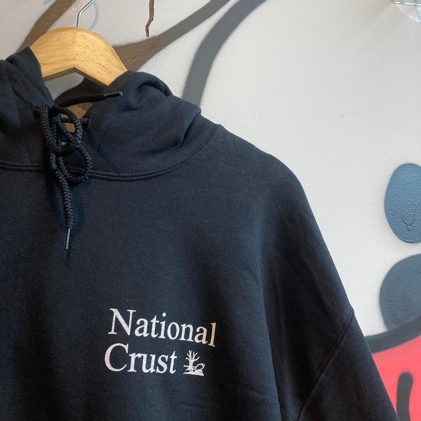 National Crust Logo Hoodie - Black