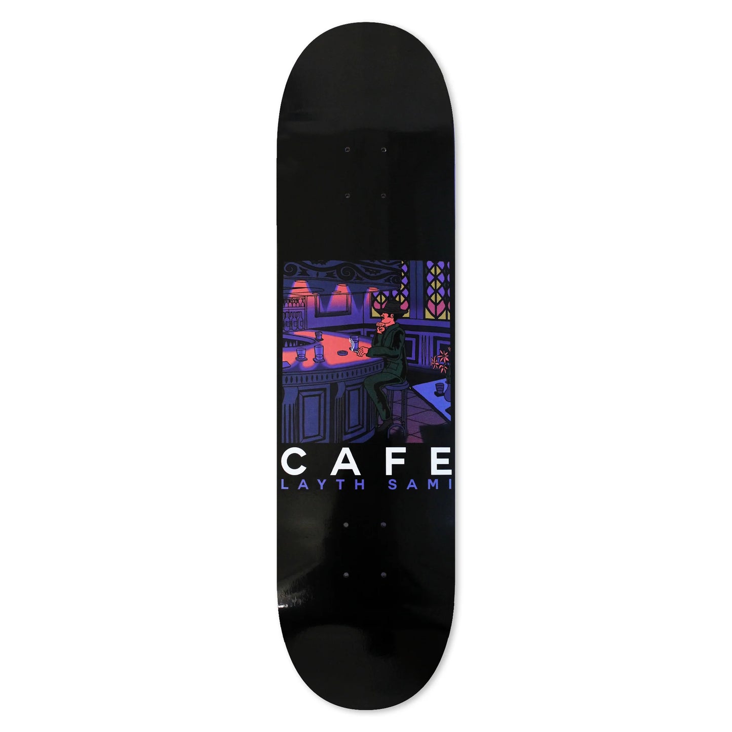 Skate Cafe Barfly Deck 8.7" (Black)