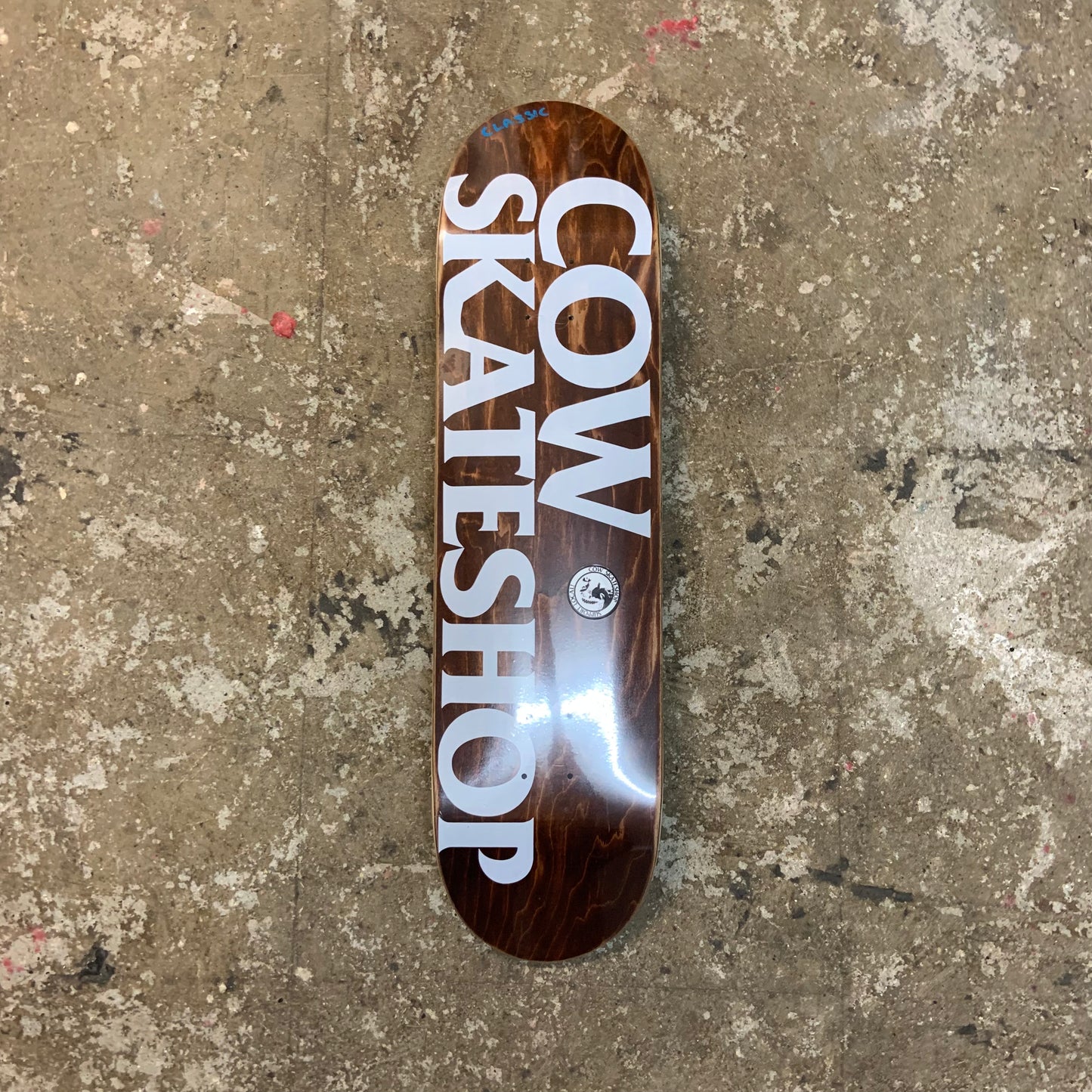 'Lost Dog' Shop Board 9" Classic Shape (Brown)