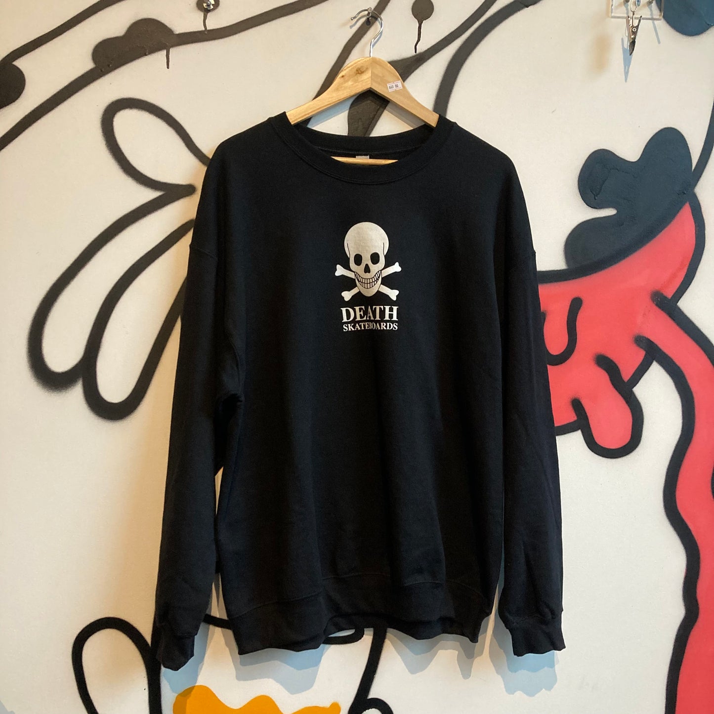 Death Skateboards Logo Jumper - Black