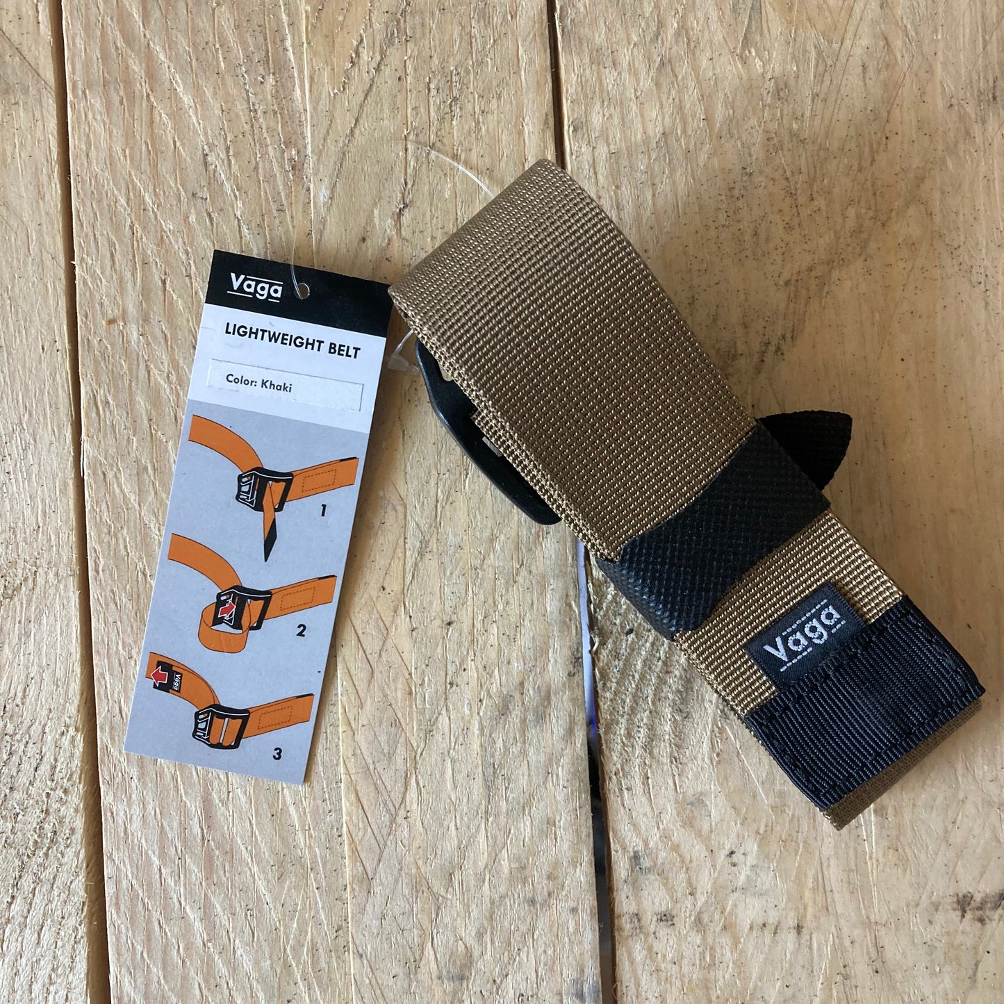 Vaga Lightweight Belt - Khaki