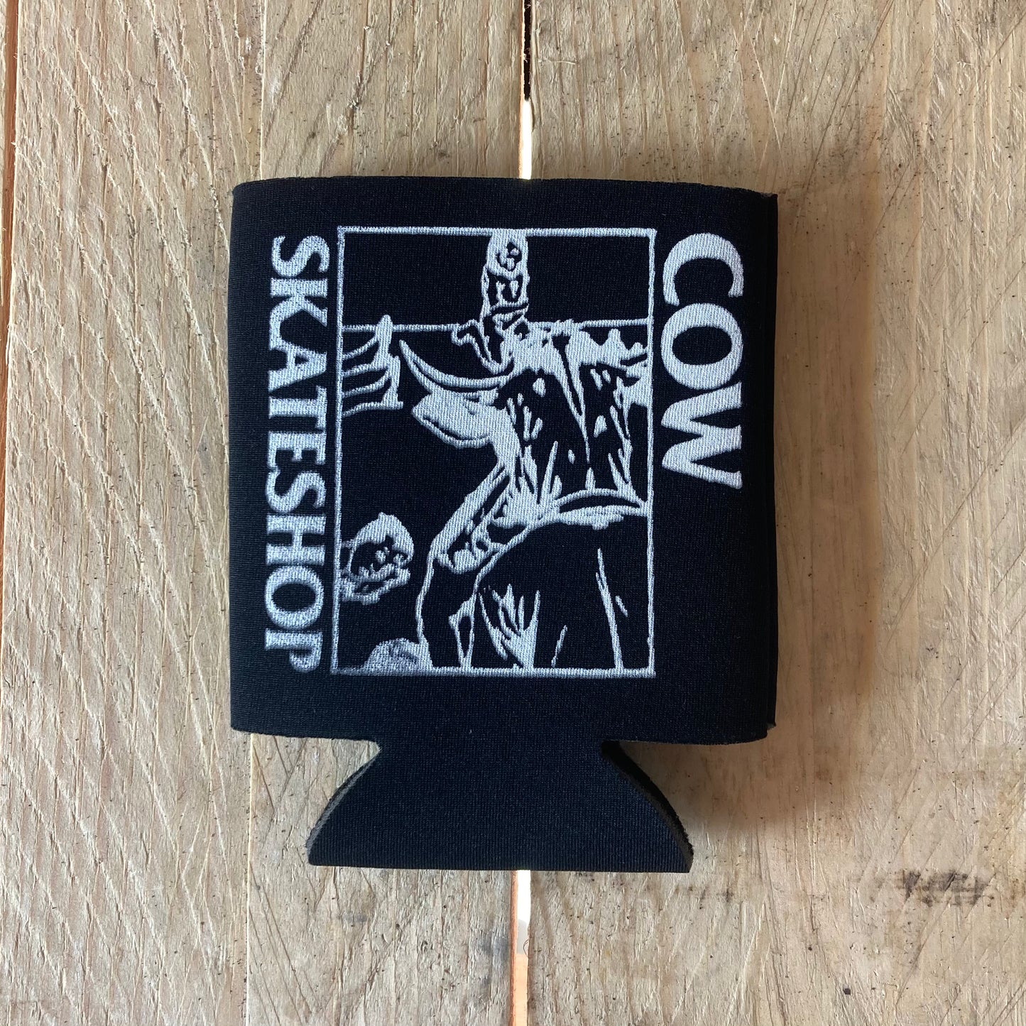 Family Cow Coozie - Black/White