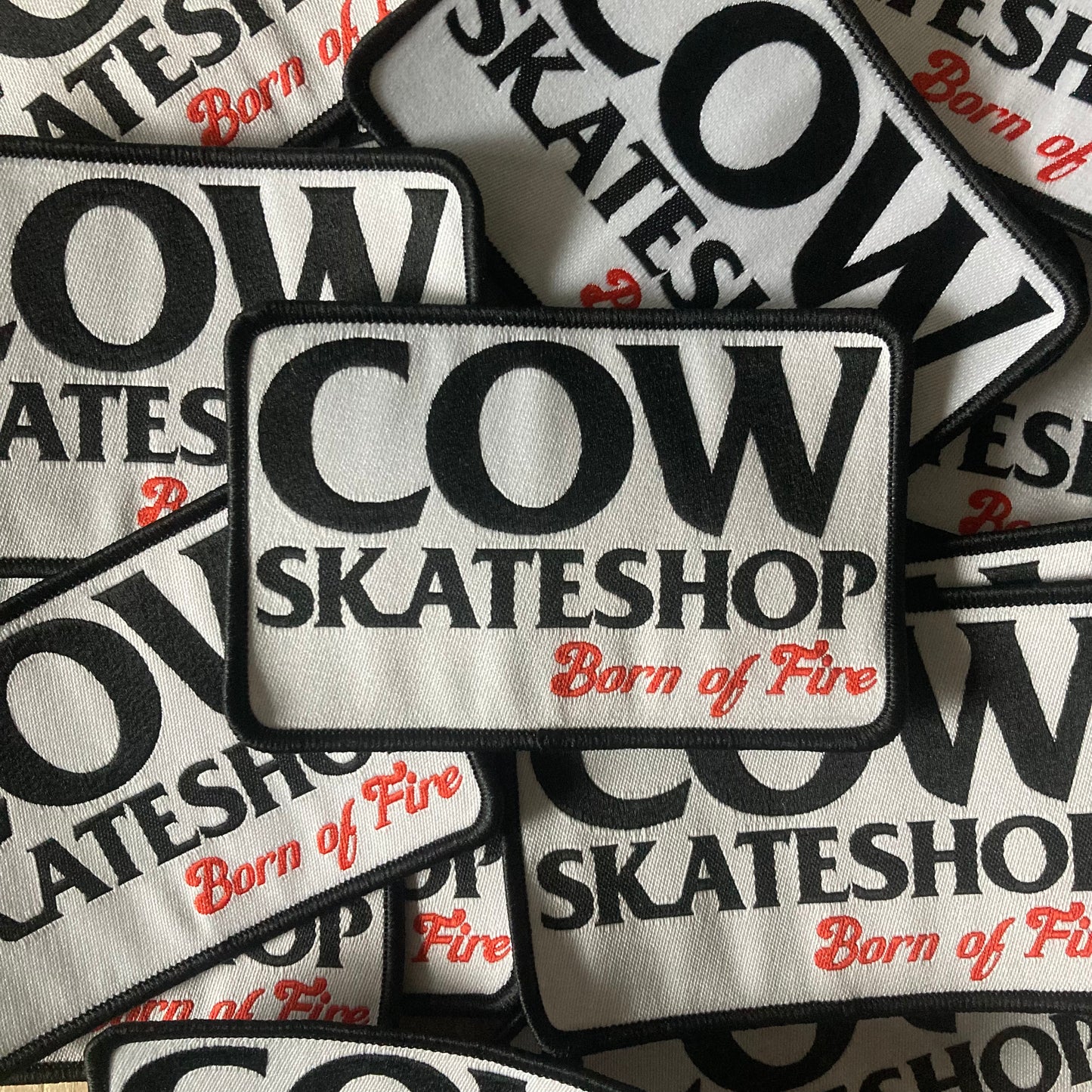 Woven Shop Patch