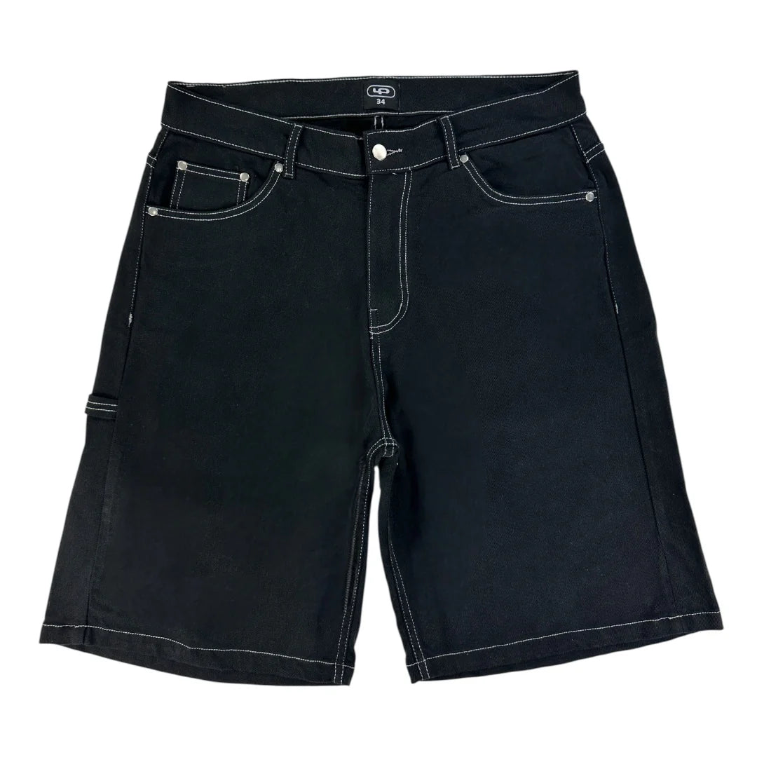 LP Skateboarding 10oz Denim Shorts (Black)