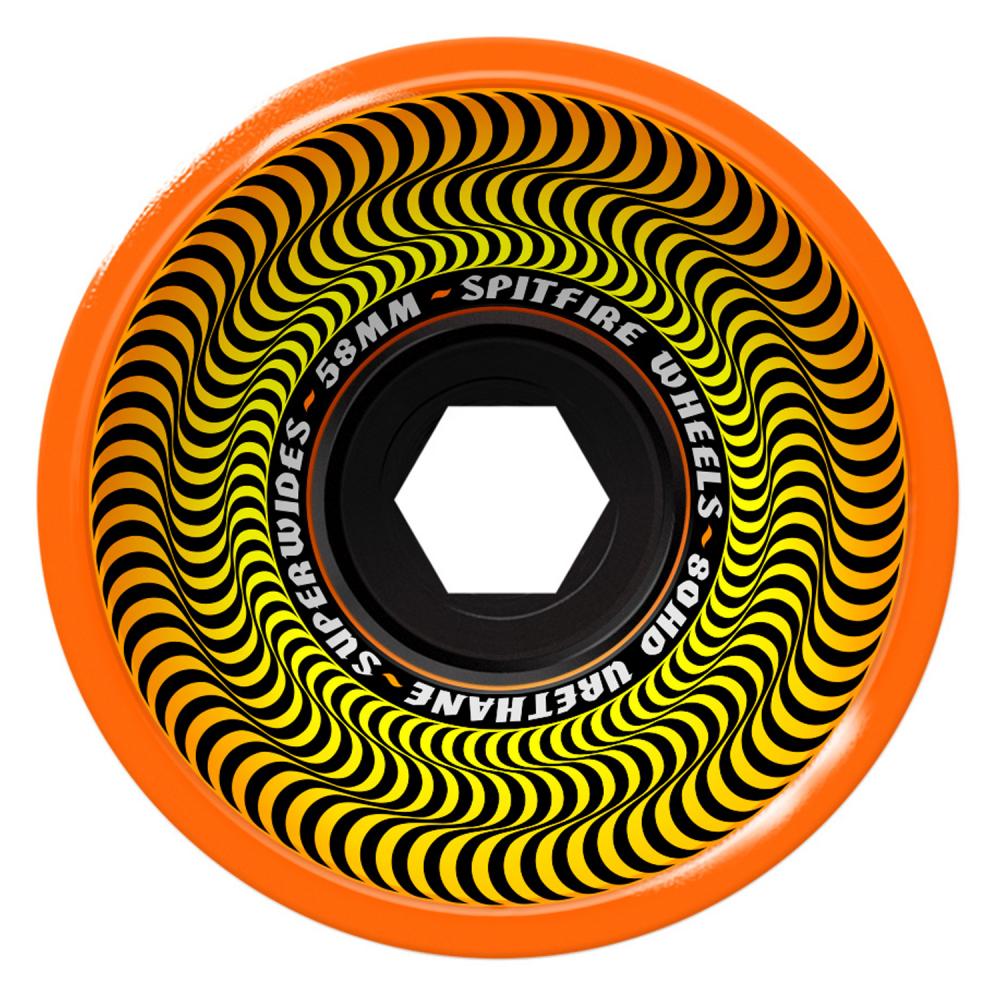 Spitfire Wheels Superwides 80HD 58MM (Orange)