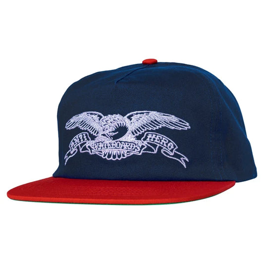 Antihero Basic Eagle Cap (Navy/Red)