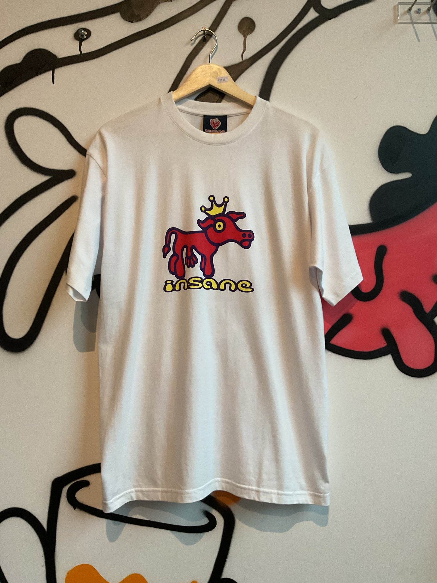 Insane Cow Tee - White