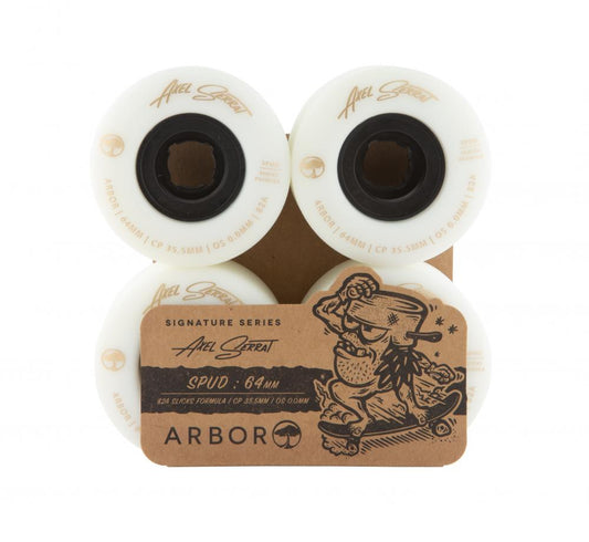 Arbor Signature Wheel Spud Axel Serrat 82a 64MM (White)