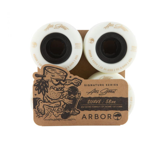 Arbor Signature Wheel Suave Axel Serrat 80a White 58 MM