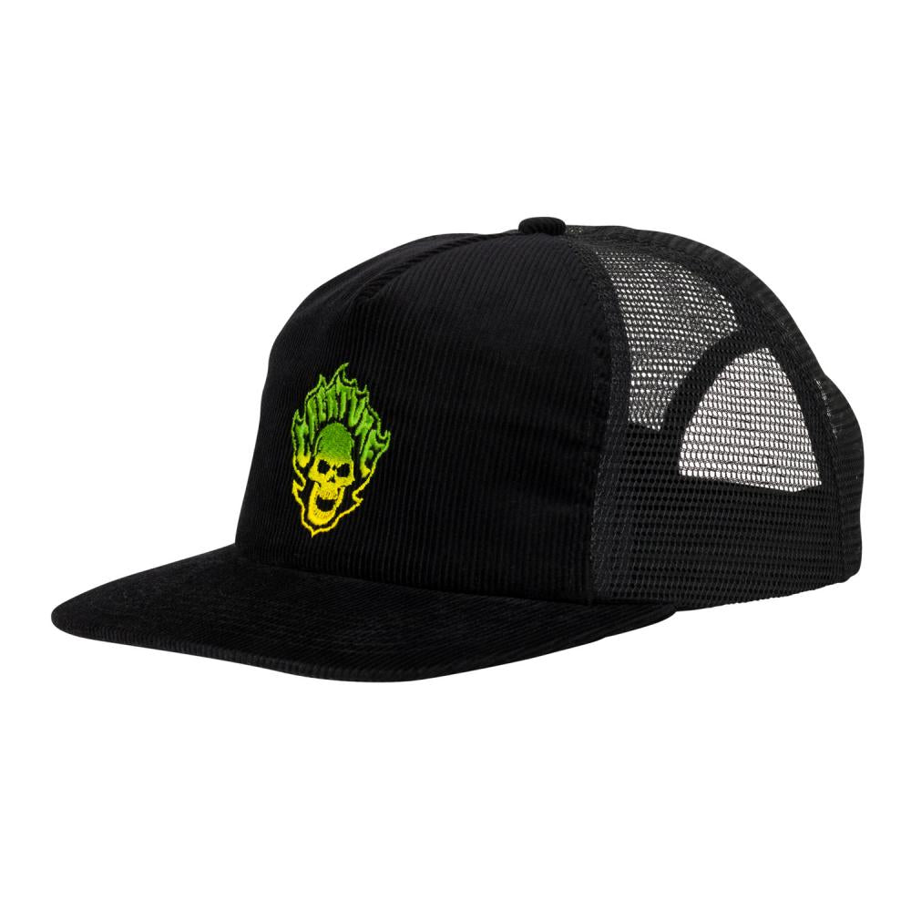 Creature Mesh Cap Bonehead Flame (Black)