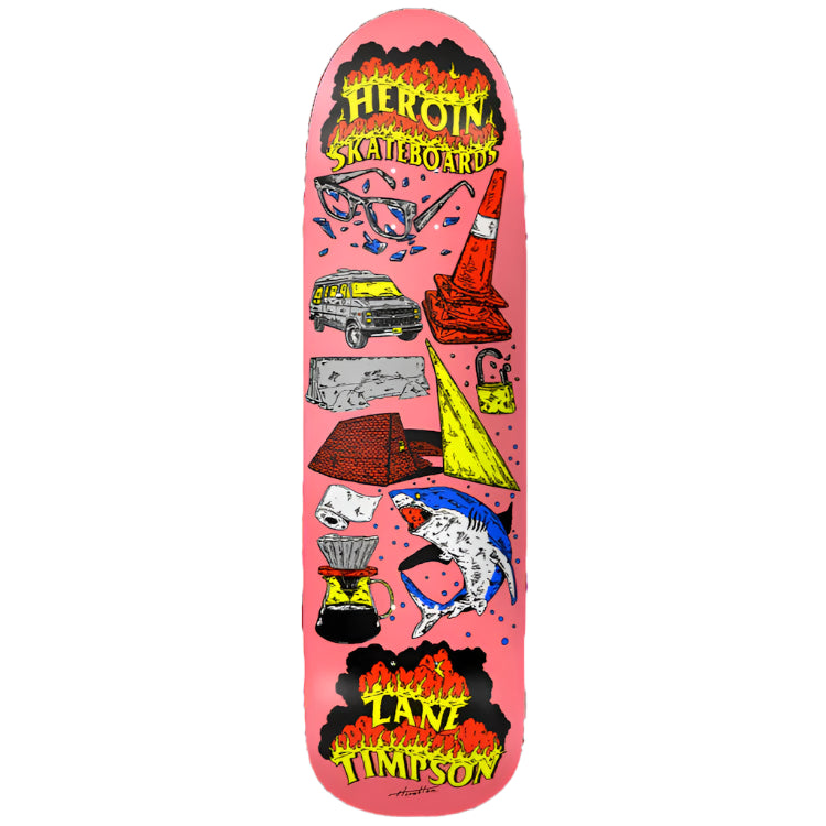 Heroin Skateboards ZANE TIMPSON LIFE 9"