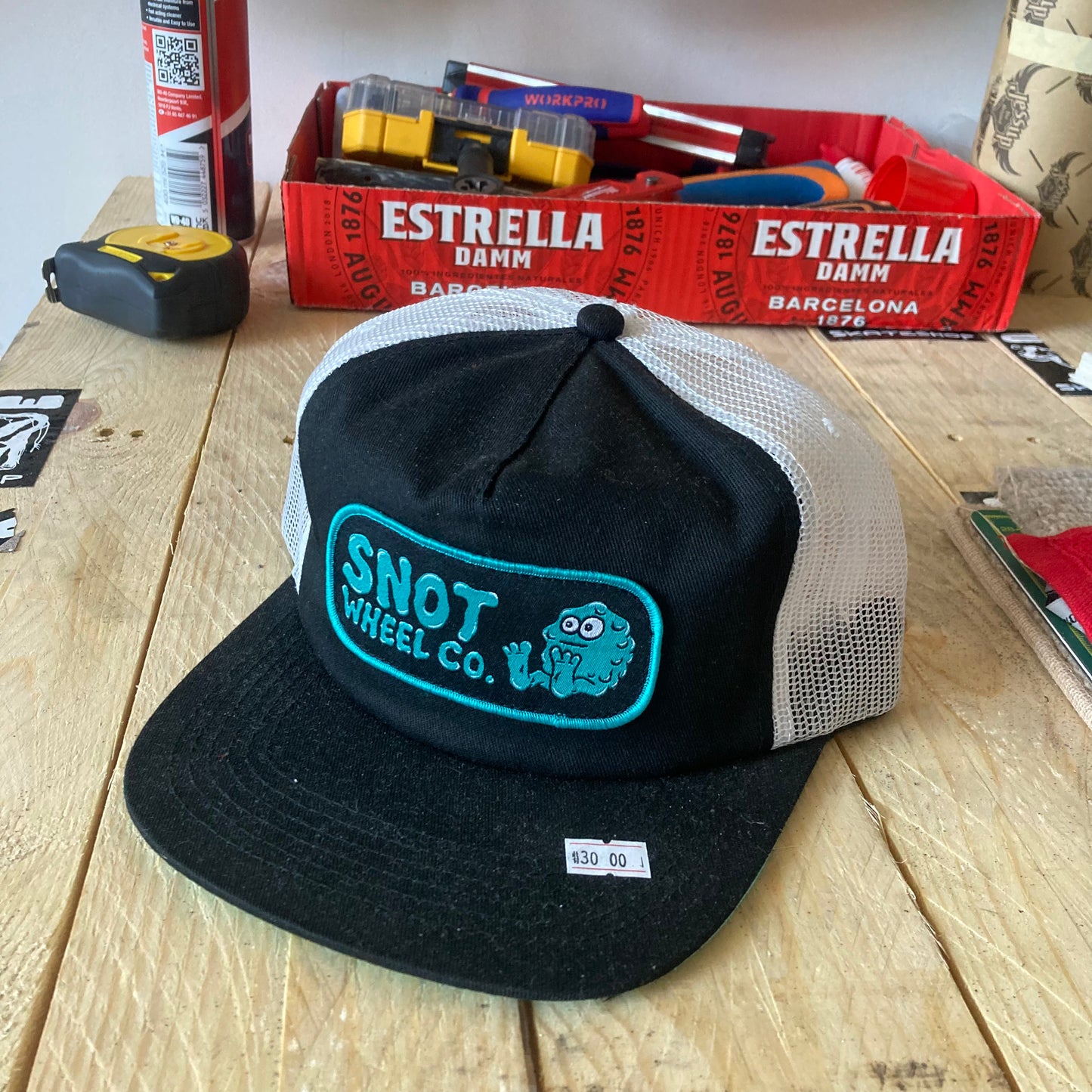 Snot Wheels Trucker - Black