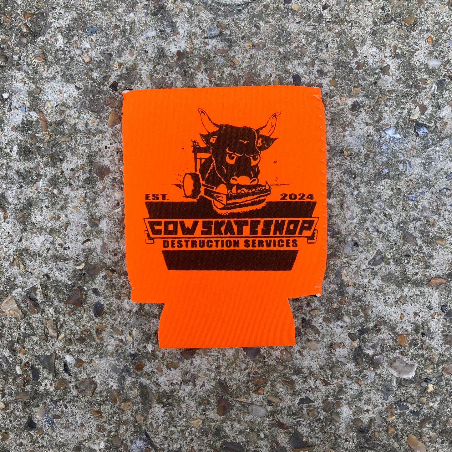 Shop Safety Coozie (Black/Orange)