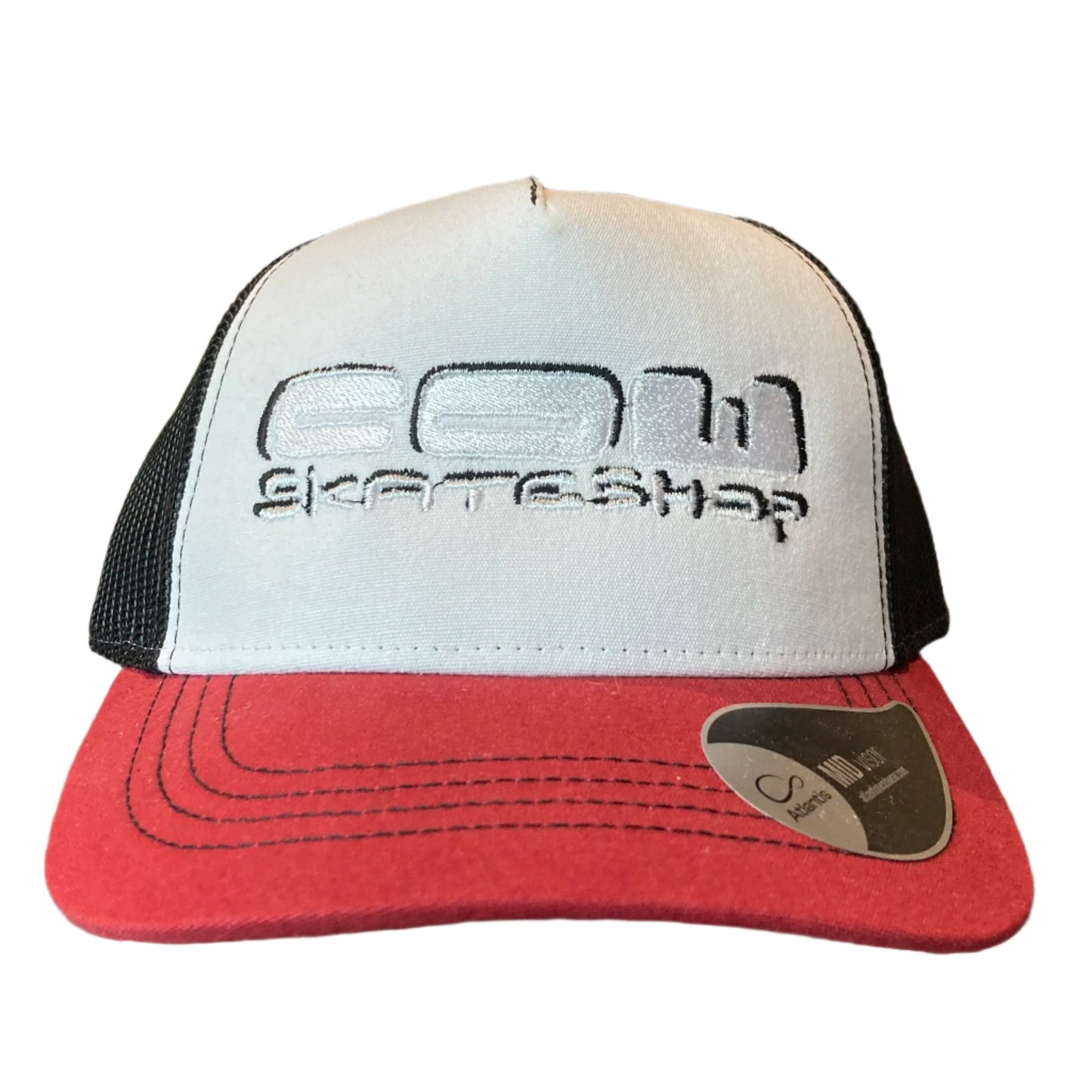 Shop Trucker - White/Red