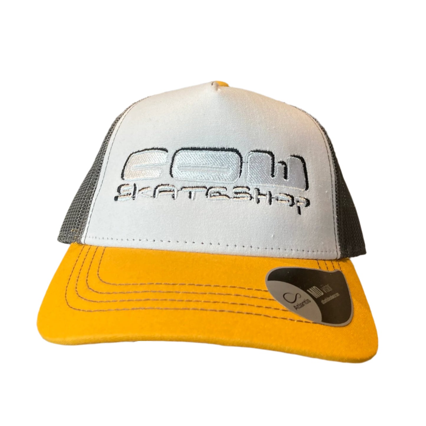 Shop Trucker - White/Yellow