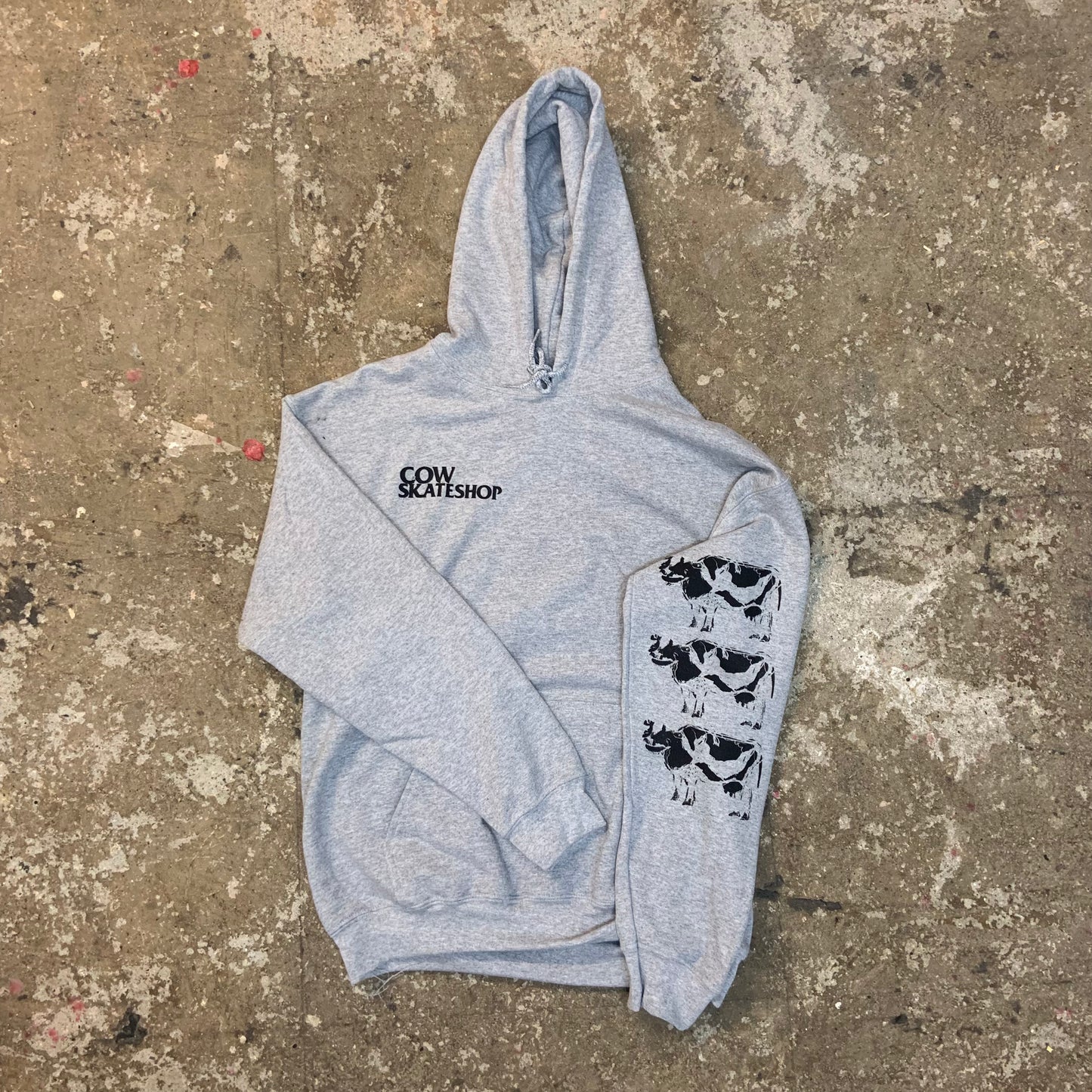 'Lost Dog' Shop Hoodie (Grey)