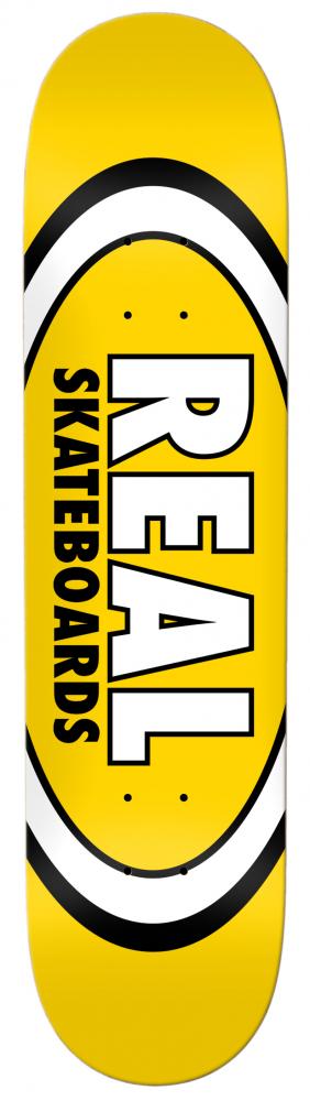 Real Deck Team Classic Oval Yellow 8.06 IN