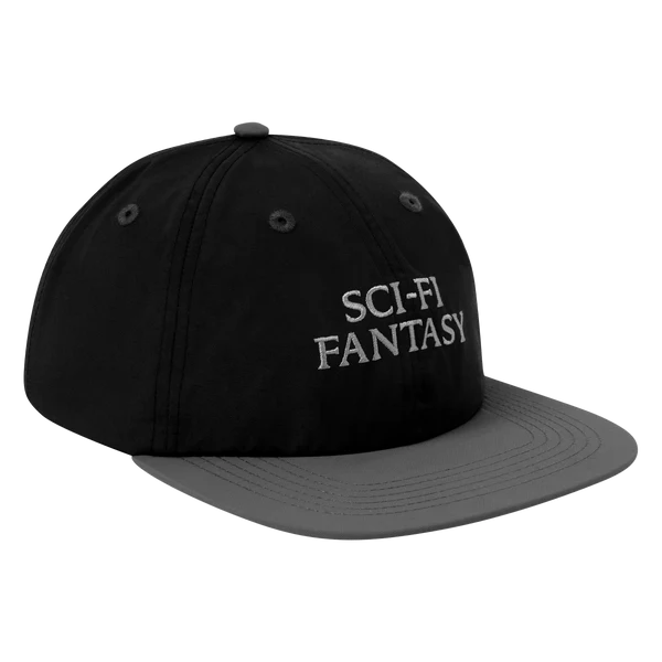 Sci-Fi Fantasy Nylon Logo Hat (Black)