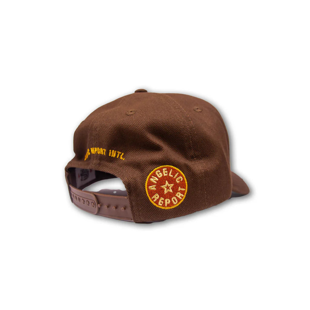 Angelic Report Logo Hat (Brown)