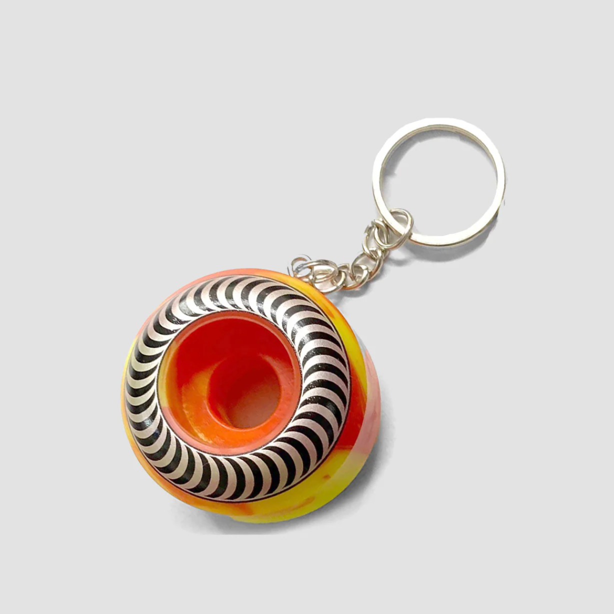 Spitfire Wheel Key Chain (Red/White)
