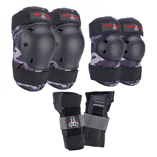 Triple Eight Pads Saver Series 3-Pack Charcoal/Camo L ADULT