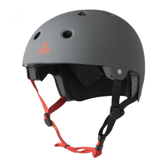 Triple Eight Helmet Dual Certified Gunmetal Grey S/M ADULT