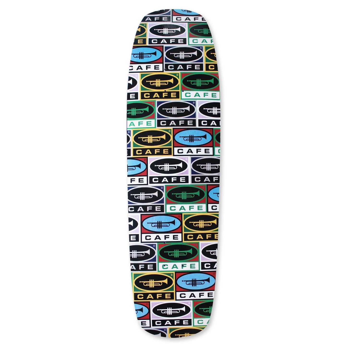 Skate Cafe Trumpet Collage Cruiser Deck 9"