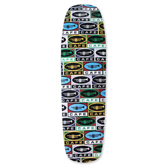 Skate Cafe Trumpet Collage Cruiser Deck 9"