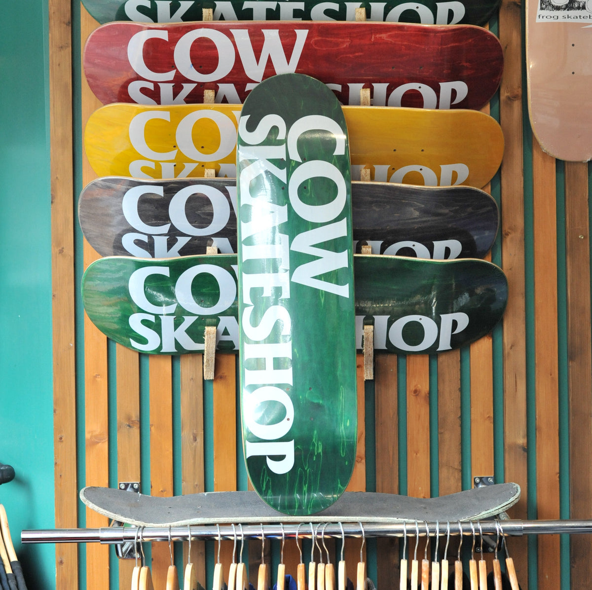 'Lost Dog' Shop Board 8.25" Classic Shape (Forest Green)