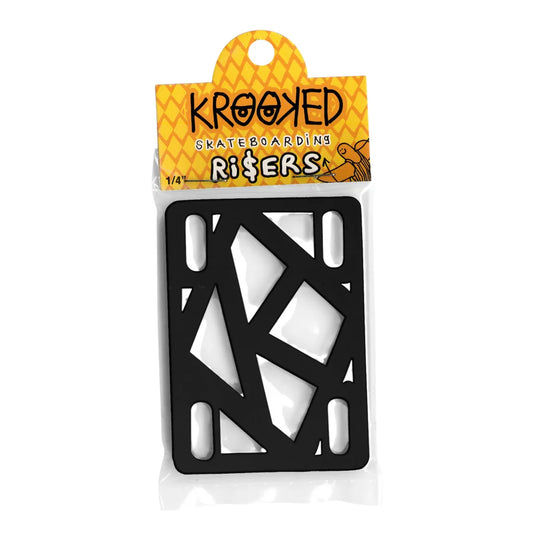 Krooked 1/4 Black Risers