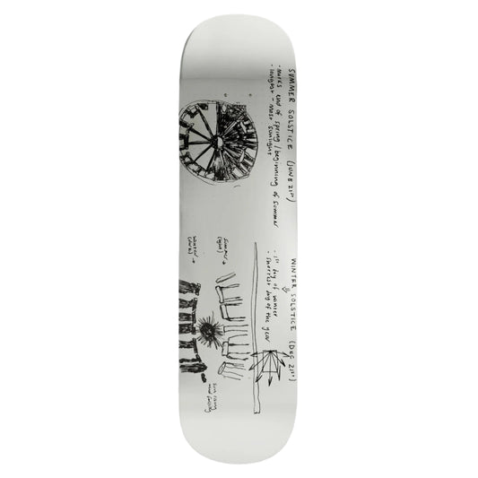 Rassvet x Rock Solid Skateboard Deck Chrome 8.25
